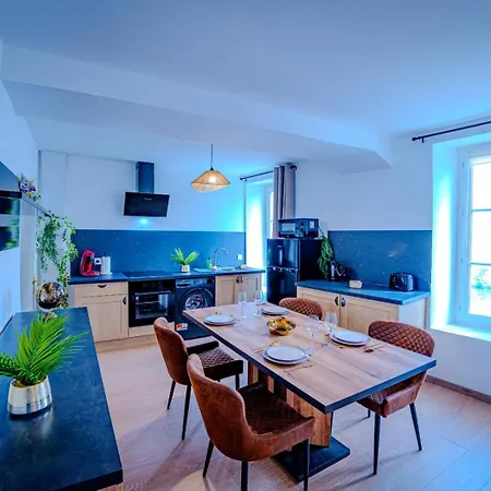Temple Jacquesson - Gare - Centre - Wifi Rapide Et Streaming - Parking Gratuit - Check In 24h - Climatisation - Ideal Pros - Cour Privee - Barbecue *
