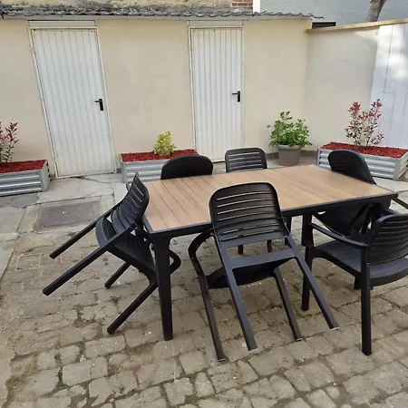 Temple Jacquesson - Gare - Centre - Wifi Rapide Et Streaming - Parking Gratuit - Check In 24h - Climatisation - Ideal Pros - Cour Privee - Barbecue